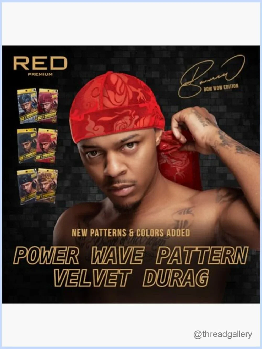 Patterned Velvet Durag, Soft Stretchy Compression for Waves